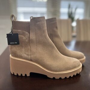 Dolce Vita Huey Wide Booties Suede